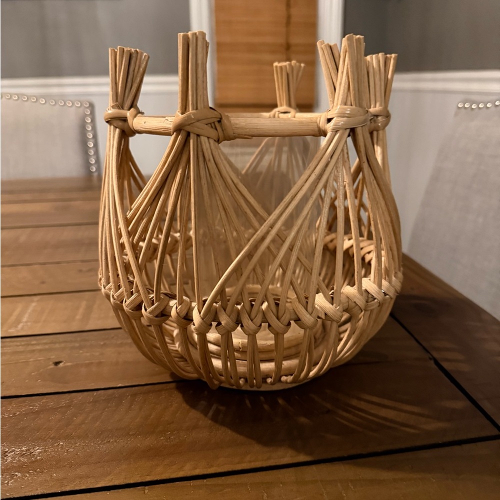 Crate and Barrel Elie Rattan Hurricane